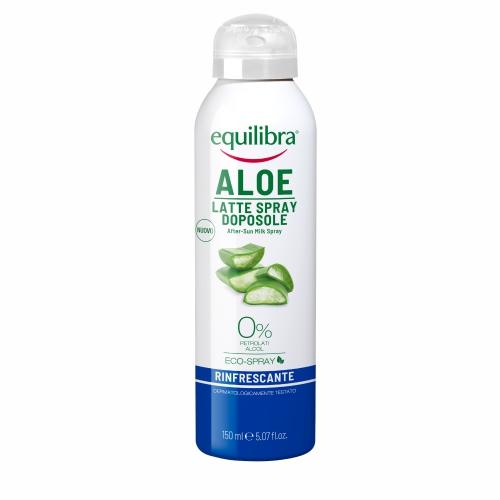 Zdjęcie produktu - EQUILIBRA Aloesowe mleczko po opalaniu w sprayu, 150 ml