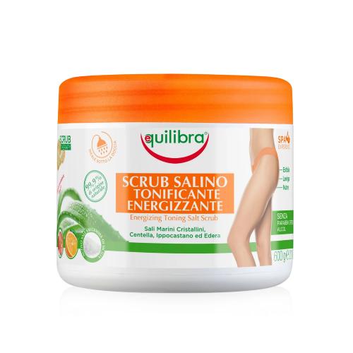 Zdjęcie produktu - EQUILIBRA Tonizująco- energetyzujący peeling solny do ciała, 600g
