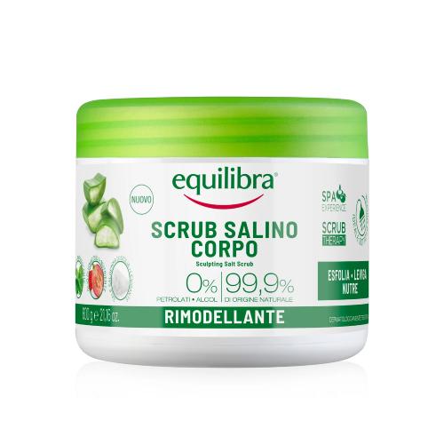 Zdjęcie produktu - EQUILIBRA Modelujący peeling solny do ciała, 600g
