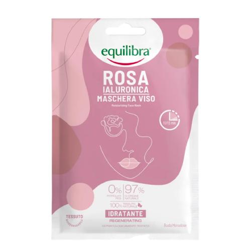 Zdjęcie produktu - EQUILIBRA Rosa R&oacute;żana rewitalizująca maska do twarzy w płachcie