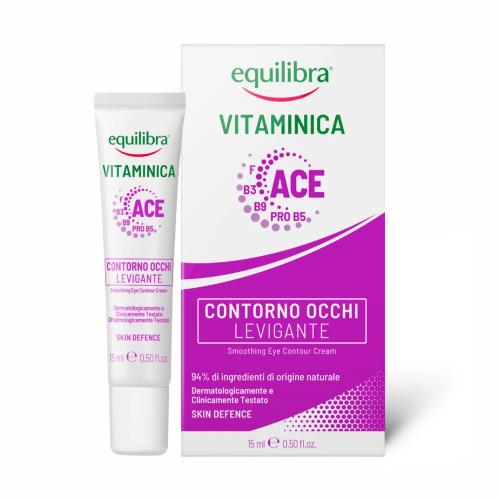 Zdjęcie produktu - EQUILIBRA VITAMINICA ACE Wygładzający krem pod oczy, 15ml
