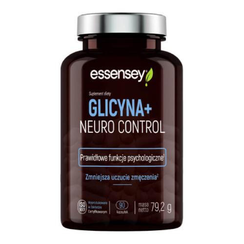 Zdjęcie produktu - Essensey Glicyna + Neuro Control, 90 kaps.