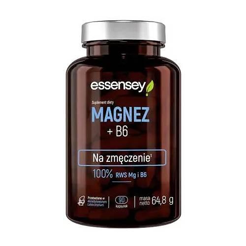 Zdjęcie produktu - Essensey Magnez + Witamina B6, 90 kaps.