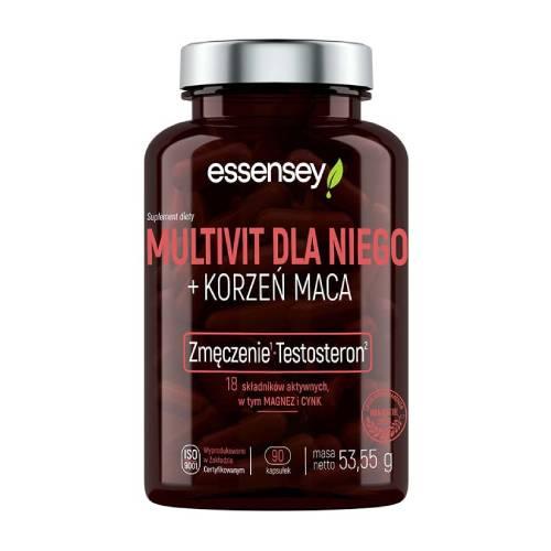 Zdjęcie produktu - Essensey MultiVit dla niego + Korzeń Maca, 90 kaps.