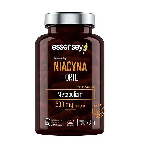 Zdjęcie produktu - Essensey Niacyna Forte, 120 kaps.