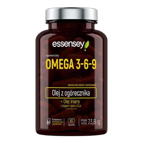 Zdjęcie produktu - Essensey Omega 3-6-9, 90 kaps.