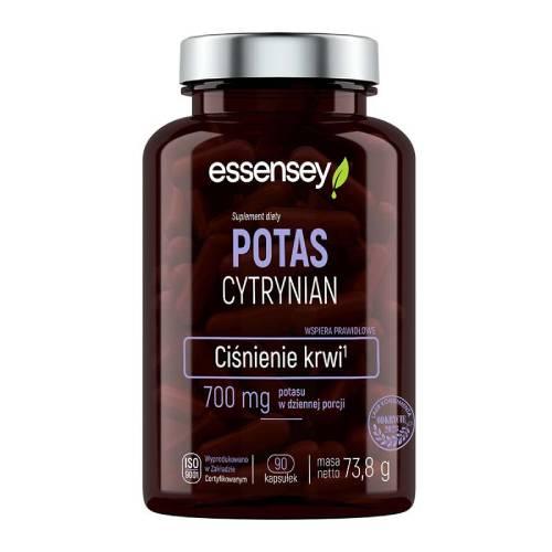 Zdjęcie produktu - Essensey Potas Cytrynian, 90 kaps.