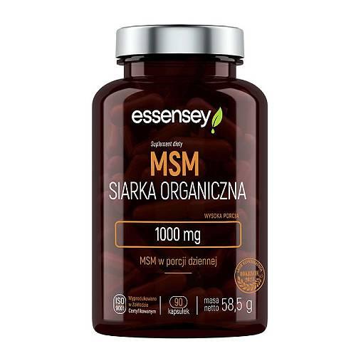 Zdjęcie produktu - Essensey Siarka Organiczna MSM, 90 kaps.