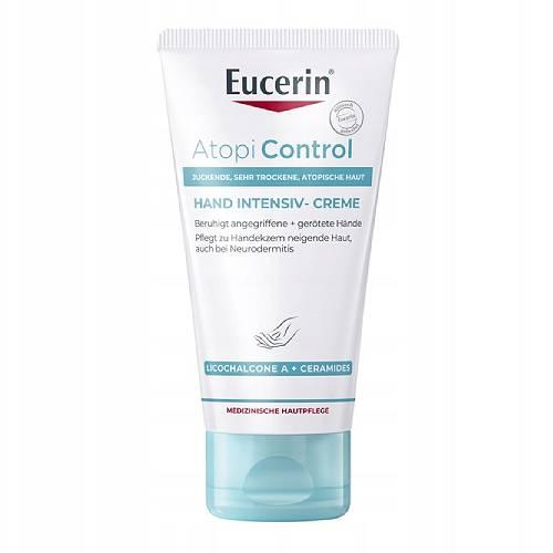 Zdjęcie produktu - Eucerin AtopiControl Kojący krem do rąk dłoni z egzemą, 75 ml