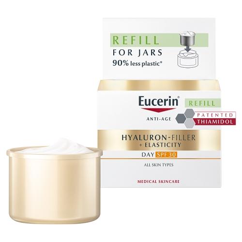 Zdjęcie produktu - Eucerin Hyaluron-Filler + Elasticity Krem na dzień SPF 30 wkład uzupełniający, 50 ml
