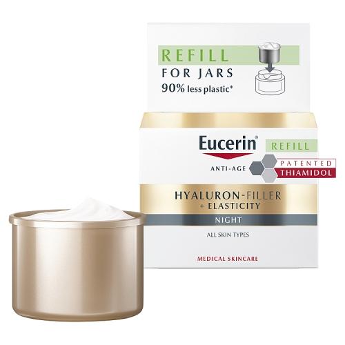 Zdjęcie produktu - Eucerin Hyaluron-Filler + Elasticity Krem na noc wkład uzupełniający, 50 ml