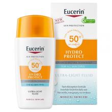 Zdjęcie produktu - Eucerin Hydro Protect Ultralekki fluid ochronny SPF50+, 50 ml