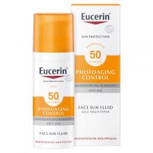 Zdjęcie produktu - Eucerin Sun Protection Photoaging Control SPF 50+ Fluid ochronny przeciw fotostarzeniu, 50 ml