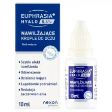 Zdjęcie produktu - EUPHRASIA Hyalo 0,4% Nawilżające krople do oczu, 10 ml