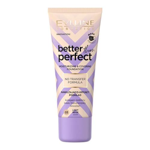 EVELINE Better Than Perfect Podkład nawilżająco-kryjący 03 Light Beige, 30ml