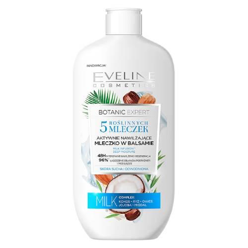 Zdjęcie produktu - EVELINE Botanic Expert Nawilżające mleczko w balsamie do ciała, 350ml