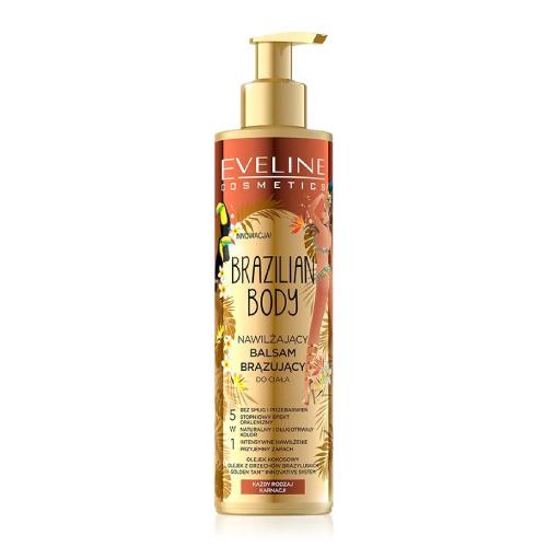 Zdjęcie produktu - EVELINE Brazilian Body Nawilżający balsam brązujący do ciała 5w1, 200 ml