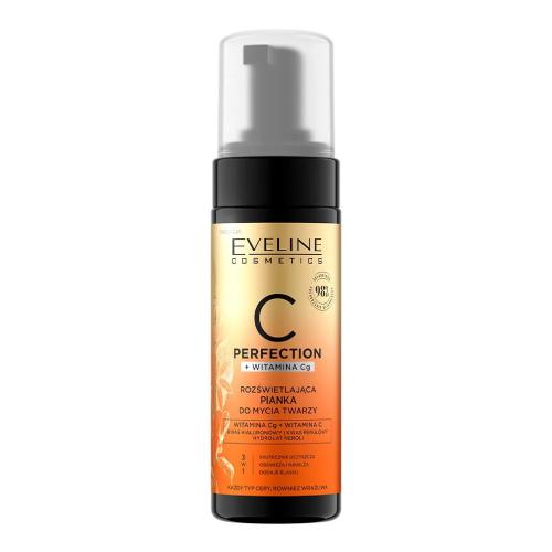 Zdjęcie produktu - EVELINE C Perfection Rozświetlająca pianka do mycia twarzy 3w1, 150ml