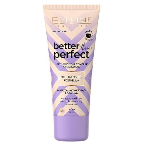 Zdjęcie produktu - EVELINE Better Than Perfect Podkład do twarzy nawilżająco-kryjący 06 Sunny Beige, 30ml