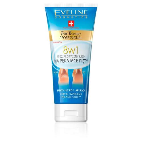 Zdjęcie produktu - EVELINE Foot Therapy Professional Specjalistyczny krem na pękające pięty 8w1, 100ml