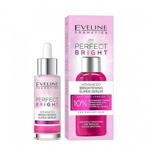 Zdjęcie produktu - Eveline Perfect Bright Zaawansowane super serum rozjaśniające do twarzy, 30 ml