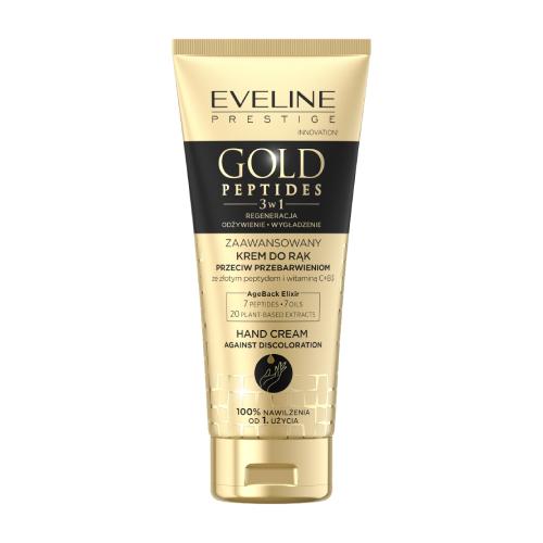 Zdjęcie produktu - EVELINE Gold Peptides Zaawansowany krem do rąk przeciw przebarwieniom, 75ml