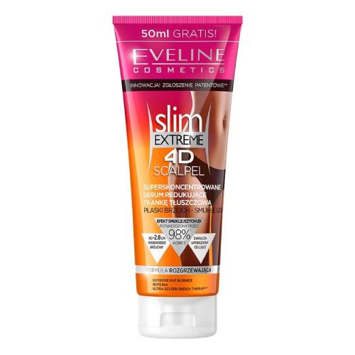 Zdjęcie produktu - EVELINE SLIM EXTREME 4D Scalpel Superskoncentrowane serum redukujące tkankę tłuszczową, 250 ml