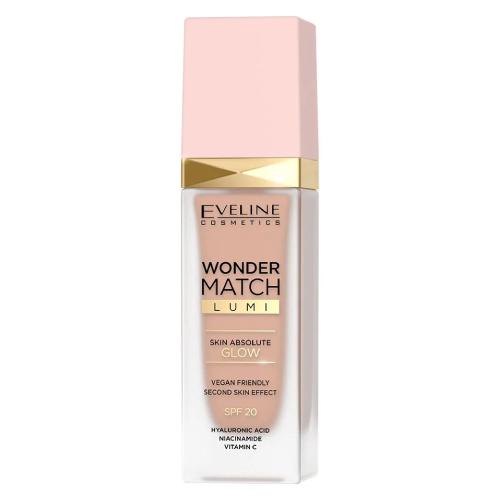 EVELINE Wonder Match Lumi Podkład rozświetlający 20 Nude Warm 30 ml