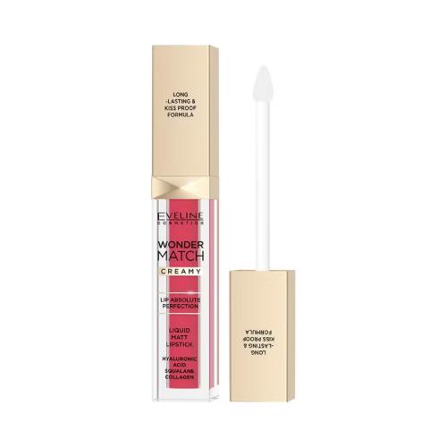 Zdjęcie produktu - EVELINE Wonder Match Matowa pomadka w płynie 12 Charming Red, 6,8ml