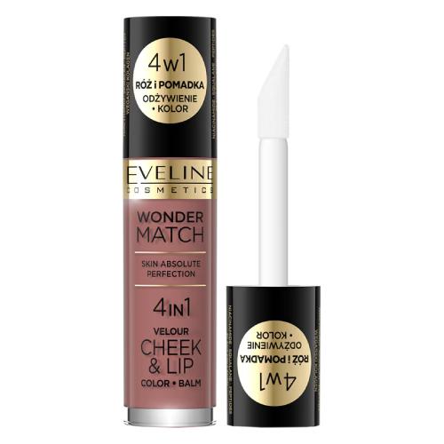 Zdjęcie produktu - EVELINE Wonder Match R&oacute;ż i pomadka w płynie 4w1 nr 05, 4,5ml