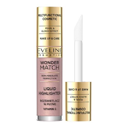 Zdjęcie produktu - EVELINE Wonder Match Rozświetlacz w płynie do twarzy 01, 4,5ml