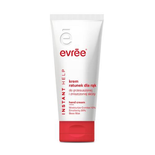 Zdjęcie produktu - Evree Instant Help Krem na ratunek dla rąk do przesuszonej i zniszczonej sk&oacute;ry, 75 ml
