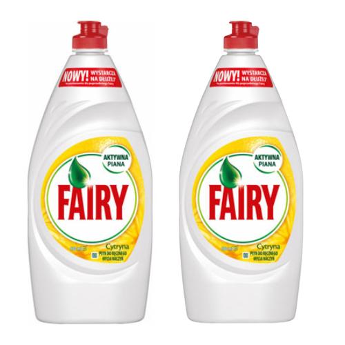 Zdjęcie produktu - FAIRY Lemon Płyn do mycia naczyń, 2x900ml