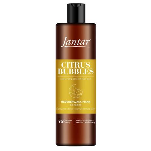 Zdjęcie produktu - FARMONA JANTAR Citrus Bubbles Regenerująca piana do kąpieli z esencją bursztynową i ekstraktem z pomarańczy, 400 ml