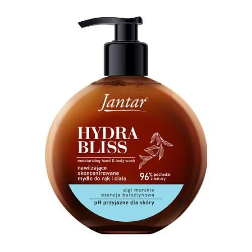 Zdjęcie produktu - FARMONA Jantar Hydra Bliss Nawilżające mydło do rąk i ciała z esencją bursztynową i algami, 400 ml