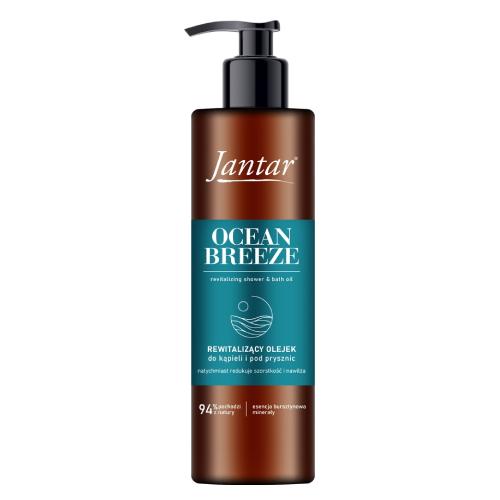Zdjęcie produktu - FARMONA JANTAR Ocean Breeze Rewitalizujący olejek pod prysznic i do kąpieli z esencją bursztynową i minerałami, 400 ml