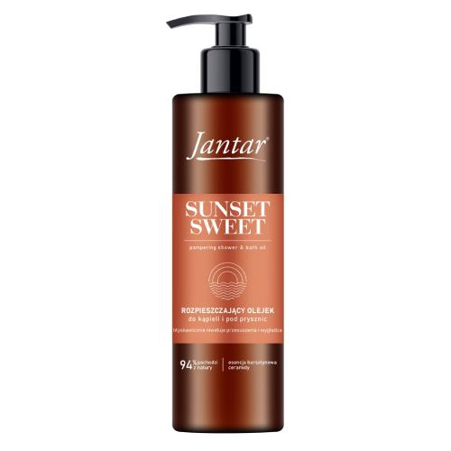 Zdjęcie produktu - FARMONA JANTAR Sunset Sweet Rozpieszczający olejek do kąpieli i pod prysznic z esencją bursztynową i ceramidami, 400 ml