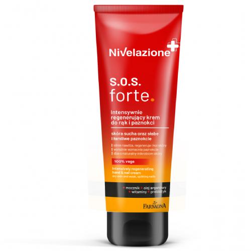 Zdjęcie produktu - FARMONA NIVELAZIONE S.O.S Forte Intensywnie regenerujący krem do rąk i paznokci, 100ml