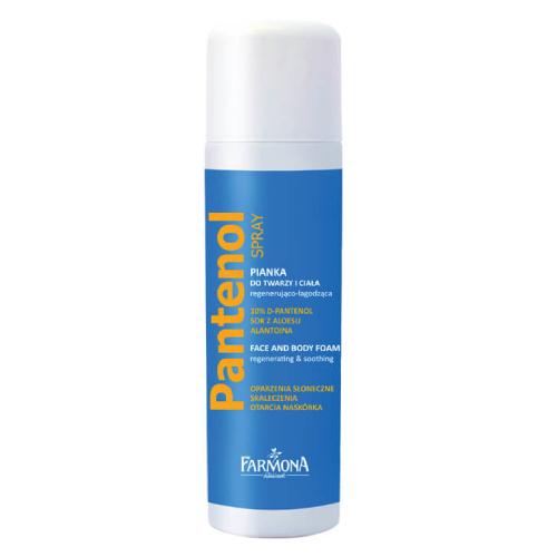 Zdjęcie produktu - FARMONA Pantenol Pianka do twarzy i ciała regenerująco-łagodząca, 150ml BRAK KORKA
