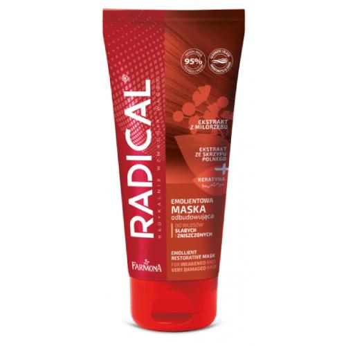 Zdjęcie produktu - FARMONA RADICAL Emolientowa maska odbudowująca do włos&oacute;w, 100ml