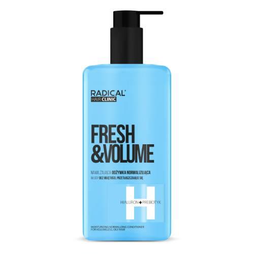 Zdjęcie produktu - Farmona Radical Hair Clinic Fresh&Volume Nawilżająca odżywka normalizująca, 260 ml