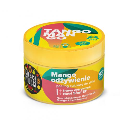 Zdjęcie produktu - FARMONA TUTTI FRUTTI Odżywczy Peeling cukrowy do ciała Mango i Trawa cytrynowa + Nutri Shot EF, 300g