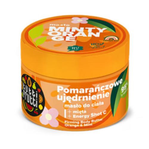 Zdjęcie produktu - Farmona Tutti Frutti Ujędrniające masło do ciała Pomarańcza i Mięta + Energy Shot C, 200 ml