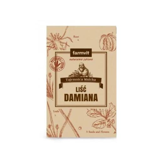 Zdjęcie produktu - FARMVIT Damiana liść Herbatka ziołowa, 100g