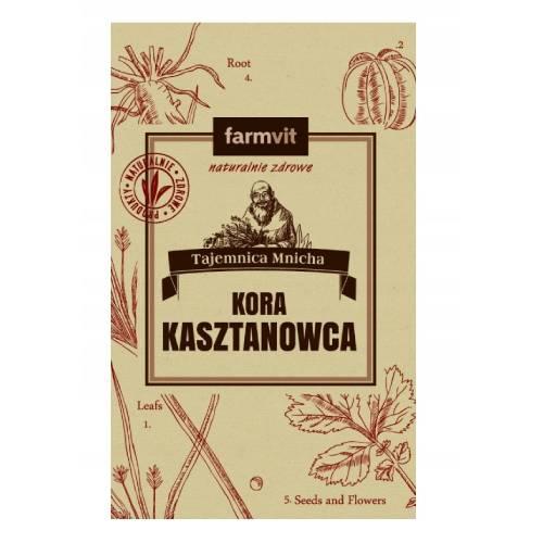 Zdjęcie produktu - FARMVIT Kora kasztanowca, 50g