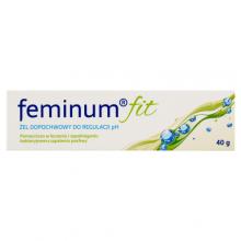 Zdjęcie produktu - Feminum Fit Żel dopochwowy nawilżający i pielęgnujący okolice intymne, 40 g