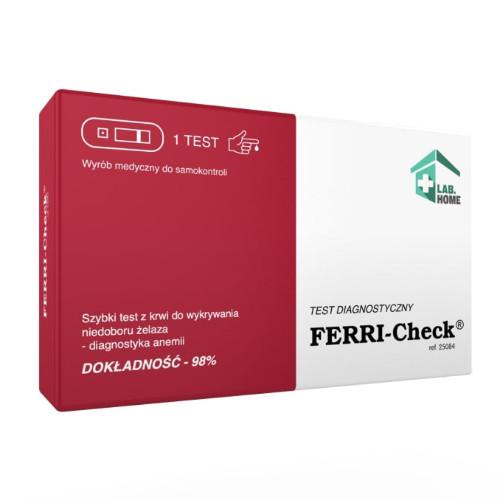 Zdjęcie produktu - FERRI-Check&reg; &ndash; ANEMIA -  szybki test do wykrywania niedoboru żelaza
