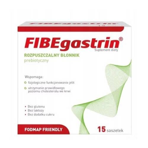 FIBEgastrin - Rozpuszczalny błonnik prebiotyczny, 15 saszetek
