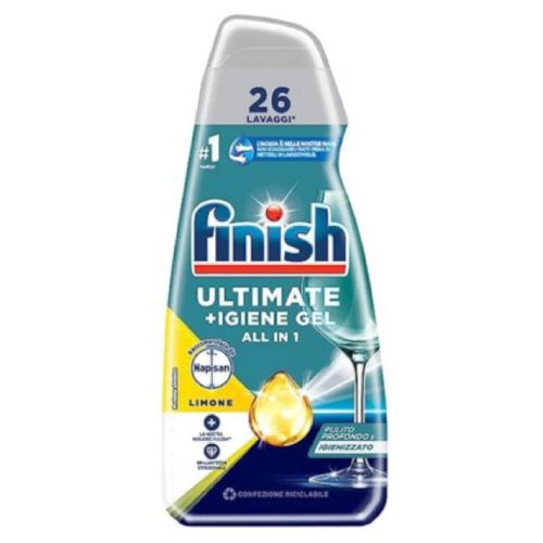 Zdjęcie produktu - FINISH Ultimate +Igiene Gel Allin1 Lemon Żel do zmywarek, 560ml
