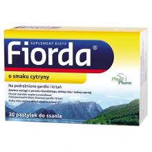 Zdjęcie produktu - FIORDA o smaku cytryny, 30 past. do ssania
